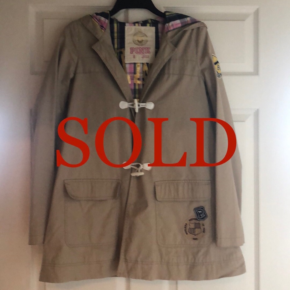 "Pink" long 100% jacket